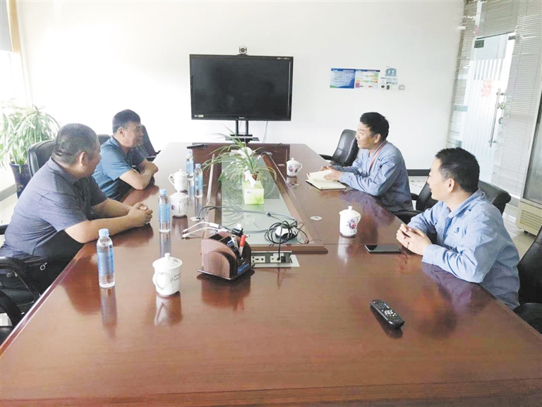 曹县人民法院党组副书记,副院长王庆华到圣奥化工有限公司调研